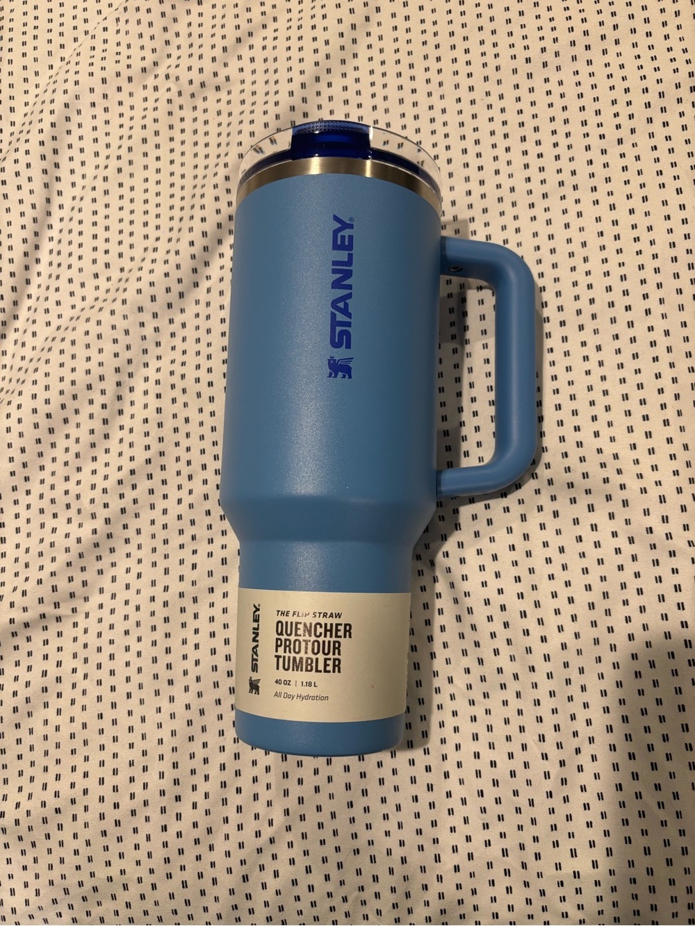 Stanley Light Blue Insulated Quencher Tumbler with Handle